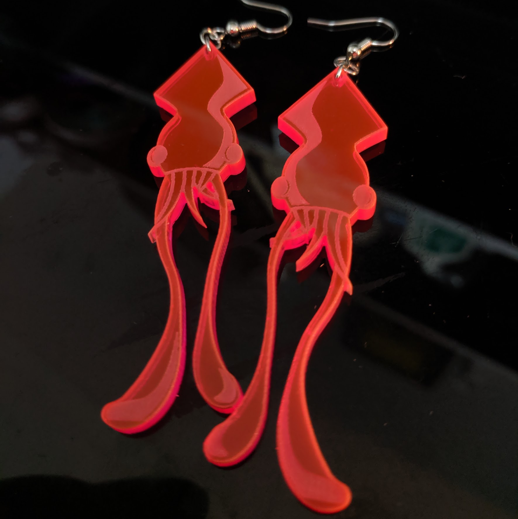 squid earrings